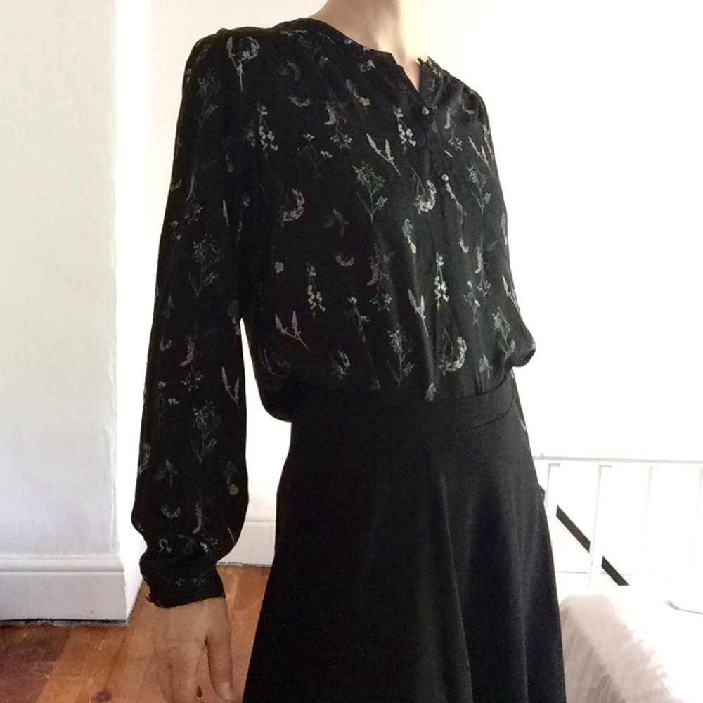 Twik Blouse with Floral Pattern